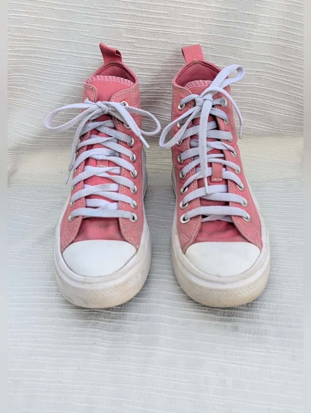 Converse Chuck Taylor All Star Platform High Top Sneakers - Pink Youth Size 3.5